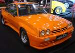 Opel Manta B Mantzel Evolution. Seit Anfang der 1980´er Jahr tunte die Firma Mantzel aus Kamp Lintfort am Niederrhein Autos aus dem Hause Opel optisch und technisch. Essen Motor Show am 04.12.2024.