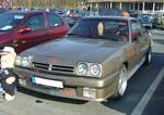 Opel Manta B GSi im Farbton weißgold, wie er von 1985 bis 1988 produziert wurde.