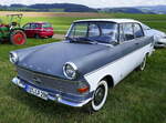 Opel Rekord 1700, (P2) 4-Zyl.Ottomotor, Bauzeit 1960-63, Schleppertreffen St.Peter, Aug.2024  