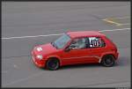 Peugeot 106 beim 45. ADAC-Renn-Slalom an der Steintribne in Nrnberg am 14. April 2013.