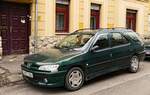 Diesen grüner Peugeot 306 SW habe ich in  Februar 2022 aufgenommen.