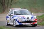 Peugeot 306 RS WP1 der Rally Sonnefeld (AMC Hohe Alitz) am 20.04.2013.