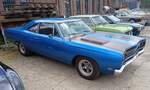 Profilansicht eines Plymouth Roadrunner Coupe des Modelljahres 1969.