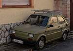 Diesen Polsi Fiat 126p habe ich in 09.2023 aufgenommen.