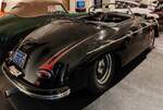 =Porsche 356 Speedster, Bj. 1957, 1571 ccm, 60 PS, ausgestellt im Museum PROTOTYP in Hamburg, 09-2024