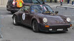 Porsche 911 Turbo; BJ 1977, aus der Schweiz, nahm an der Luxemburg Classic teil. 14.09.2024