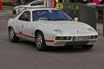 Porsche 928; BJ 1978; erreicht das Endziel bei der Luxemburg Classic in der Stadt Luxemburg.