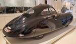 =Porsche Typ 64 (auch bekannt als Berlin-Rom-Wagen), Bj. 1939, 985 ccm, 32 PS, steht im Museum PROTOTYP in Hamburg, 09-2024