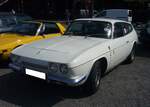 Reliant Scimitar GTE. Die im Jahr 1935 gegründete britische Firma Reliant baute zunächst motorisierte Dreiräder, die Großbritannien steuerbegünstigt waren. Im Jahr 1964 brachte man dann das Kombicoupe Scimitar, benannt nach einem orientalischen Säbel, auf den Markt. Ab 1968 wurde aus diesem Modell dann der gezeigte Scimitar GTE. Bei der Motorisierung konnte der Kunde folgenden V6-Motoren aus dem Regal von Ford/GB wählen: 2495 cm mit 121 PS oder 2994 cm³ mit 146 PS. Oldtimer-Revival auf dem Gelände der Kokerei Zollverein in Essen am 28.07.2024.