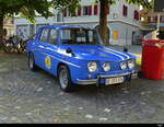 Blauer Renault Cordini am Oldtimer Treffen in Büren an der Aare am 2024.09.01