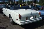 Heckansicht eines Rolls Royce Corniche II DHC.