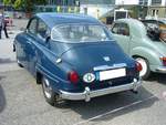 Heckansicht eines Saab 96 aus dem Jahr Modelljahr 1962.