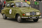 Saab 96 V4, BJ 1972, hat an der Luxemburg Classic teilgenommen.