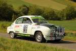 Saab 96 V4 beim Shake Down zur Rally Sonnefeld 2011 (AMC Hohe Alitz)