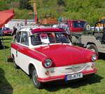 =Sachsenring Trabant 500, gesehen bei der Oldtimerveranstaltung in Frankenberg/Eder. Mai 2024