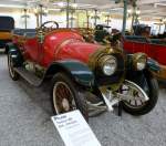 Pilain 4D, franzsischer Oldtimer, Baujahr 1910, 4-Zyl.Motor mit 6759ccm, Automobilmuseum Mlhausen, Nov.2014