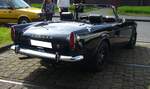 Heckansicht eines Sunbeam Alpine Tiger MK2. Oldtimer-Revival auf dem Gelände der Kokerei Zollverein in Essen am 28.07.2024.