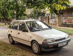 Suzuki Swift II, Phase I, aufgenommen in August, 2019 (Pécs - Ungarn).