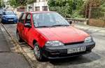 Suzuki Swift Mk2 pre-Facelift, gesehen in April, 2020.