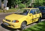 Suzuki Swift Mk2 in Mimosa Yellow.