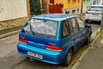 Rückansicht:Suzuki Swift II in Adriatic Blue (Adriablau).