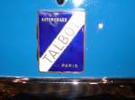 Markenemblem auf der Motorhaube eines 1950´er Talbot Lago Coupe. Techno Classica 04.04.2009.