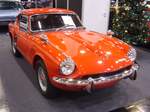 Triumph GT6 MK2 im Farbton signal red, gebaut von 1968 bis 1970.