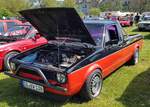 =VW Caddy, gesehen bei der Oldtimerveranstaltung in Frankenberg/Eder. Mai 2024