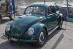 VW Käfer, Typ 11, BJ 1948, Laufleistung 650000 km, zu Gast beim Oldtimer Treff in Remich.