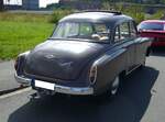 Heckansicht des Wartburg 311/8 aus dem Jahr 1957. Oldtimer-Revival auf dem Gelände der Kokerei Zollverein in Essen am 28.07.2024.