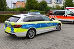 Autobahnpolizei Langenselbold BMW 5er FustW am 18.08.24 beim Tag der offenen Tür der Feuerwehr Langenselbold