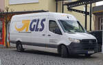 =MB Sprinter von GLS auf Zustelltour in Hünfeld, 04-2021