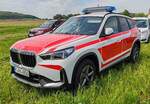 =BMW vom BRK KV MÜNCHEN steht im Mai 2024 auf dem Besucherparkplatz der RettMobil in Fulda