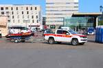 DLRG VW Amarok mit Bootsanhänger am 07.09.24 beim Blaulichttag in Darmstadt