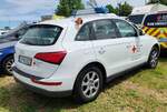 =Audi als Rettungsdienstfahrzeug des DRK KV CALW gesehen auf dem Parkgelände der Rettmobil 2024 in Fulda.