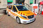 DRK Darmstadt Mercedes Benz Vito NEF (Rotkreuz Darmstadt 57-82-1) am 07.09.24 beim Blaulichttag in Darmstadt