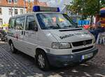 =VW T4 des DRK, eingesetzt beim Hünfelder Stadtfest im August 2024