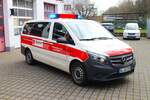 Malteser Hilfsdienst Stadt und Kreis Offenbach Mercedes Benz MTW Betreuung (Johannes Kreis Offenbach 43/18-1) am 02.03.24 bei einen Fototermin.