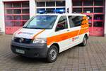 Malteser Hilfsdienst Stadt und Kreis Offenbach VW T5 KdoW (Johannes Kreis Offenbach 43/10-1) am 02.03.24 bei einen Fototermin.