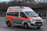 Gesund Transport GmbH mit einem FORD Tourneo Connect Krankentransportfahrzeug am 12.03.24 Berlin Marzahn.