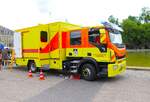 Bundeswehrkrankenhaus Ulm IVCEO ITW am 07.07.24 beim Blaulichttag in Stuttgart