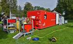 Container zur Koordination der Rettungskrfte im Falle eines Groeinsatzes, war in Echternach beim Tag der Rettungsdienste zu bestaunen. 22.09.2024