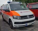 =VW T6 der Johanniter aus dem Bereich Lübeck steht auf dem Parkgelände der Rettmobil 2024 in Fulda