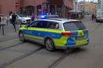 Polizei Frankfurt VW Passat am 15.02.25 in der Innenstadt