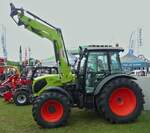 Claas Traktor, konnte man sich  bei der Landwirtschaftsmesse in Ettelbrck ansehen. 05.07.2024