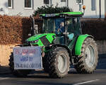 =Deutz - Fahr ist unterwegs in Fulda bei einer der vielen bundesweiten Bauerndemos im Januar 2024