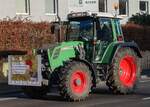 =Fendt Vario 310 ist unterwegs in Fulda bei einer der vielen bundesweiten Bauerndemos im Januar 2024