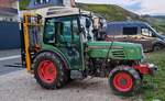 =Fendt 208 ist im September 2024 bei der Weinlese eingesetzt.