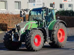 =Fendt Vario 724 ist unterwegs in Fulda bei einer der vielen bundesweiten Bauerndemos im Januar 2024