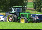 John Deere 4450 Traktor am Traktorentreff in Zauggenried/BE am 2024.07.13